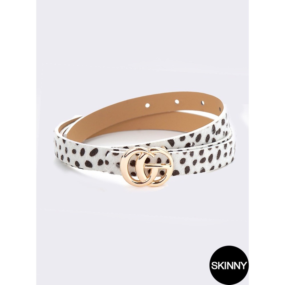 Dalmatian Inspired Belt